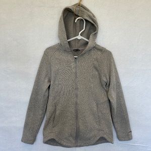 Eddie Bauer Women's Full Zip Hoodie Jacket Fleece Lined Pockets